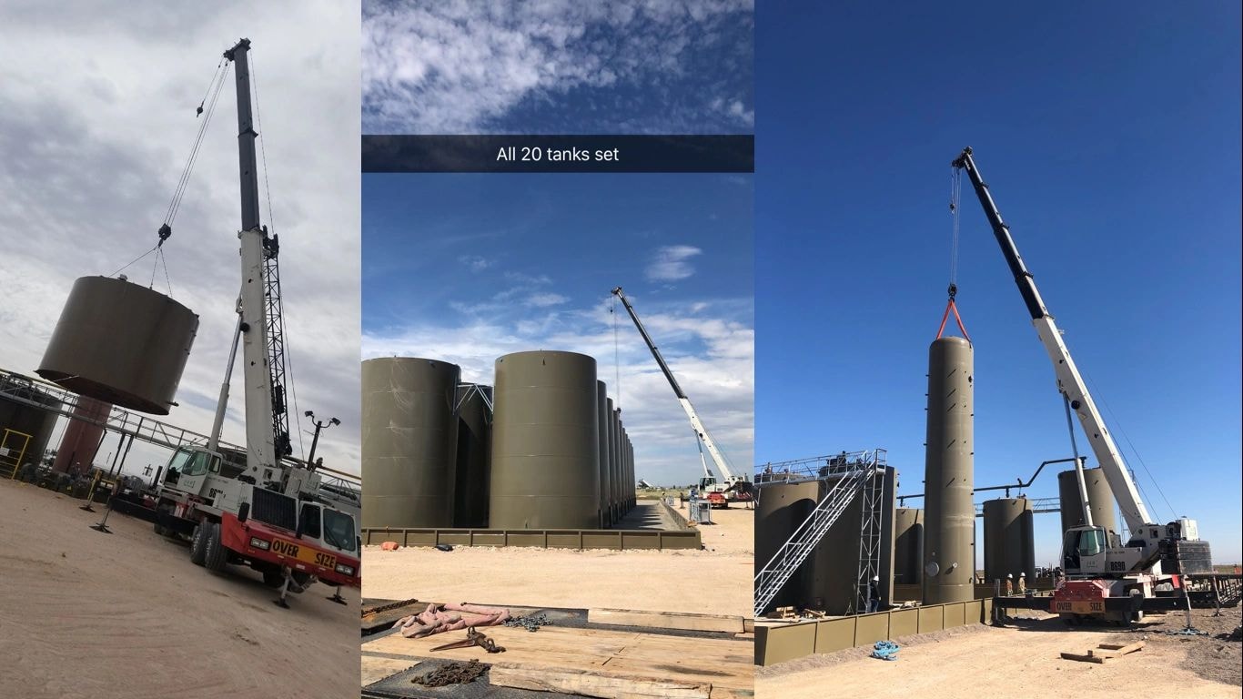 Tank Battery Installation