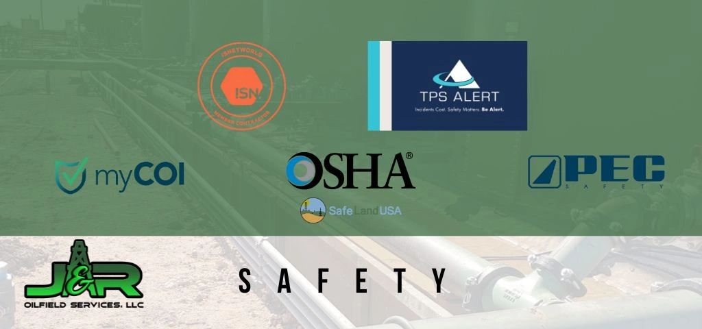 Safety certifications — ISN, OSHA, PEC, Safe Sand USA
